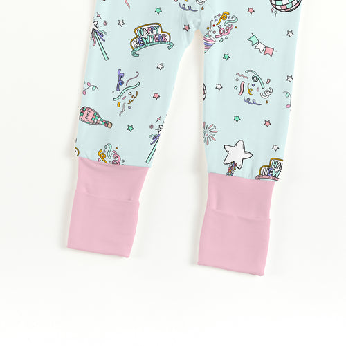 Bamboo Baby Zipper Romper Pajama New Year Disco Party