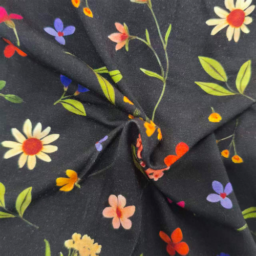 Midnight Wildflower Floral Fantasy Baby Bamboo Zipper Romper Pajamas
