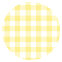 Classic Sunshine Gingham Yellow Bamboo Blanket
