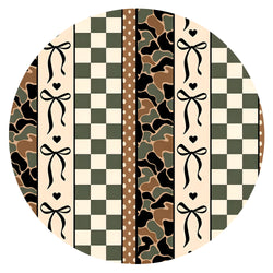 Coquette Forest Camo Bamboo Baby Bib