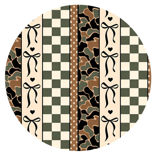 Coquette Forest Camo Bamboo Baby Bib