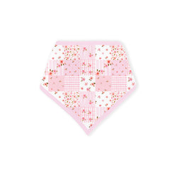 Valentine Floral Quilt Bamboo Baby Bib