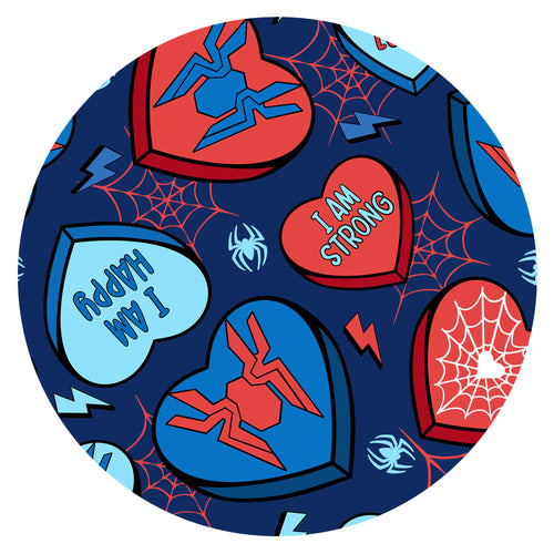 Hero Hearts Bamboo Zipper Romper Pajamas