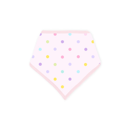Pastel Dot Dreams Bamboo Baby Bib