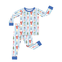 Bamboo Kids Two-Piece Pajama Set Coastal Catc