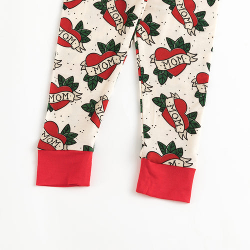 Mom Love Bamboo Zipper Romper