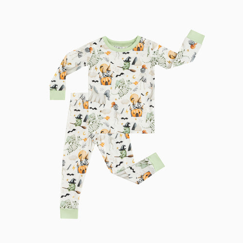 Halloween Unicorn Bamboo Long Sleeve Pajama Set