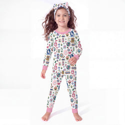Bamboo Kids Two-Piece Pajama Set Vintage Goose Gallery