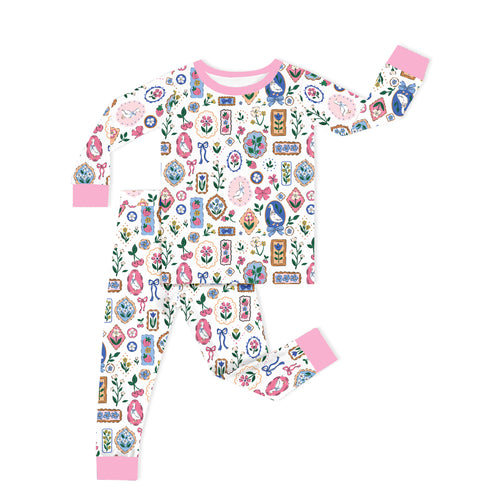Bamboo Kids Two-Piece Pajama Set Vintage Goose Gallery