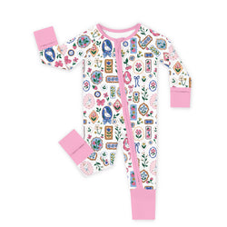 Bamboo Baby Zipper Romper Pajama Vintage Goose Gallery