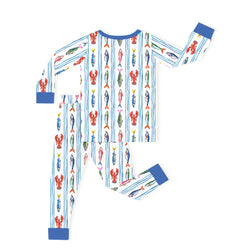 Bamboo Kids Two-Piece Pajama Set Coastal Catc
