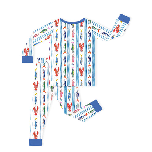 Bamboo Kids Two-Piece Pajama Set Coastal Catc
