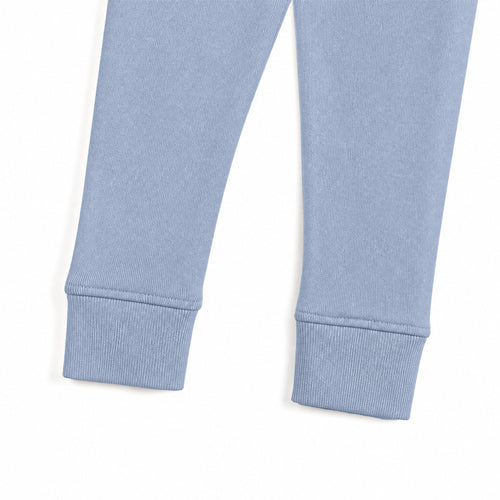 Kids Greyish Misty Blue Two-Piece Pajama Set