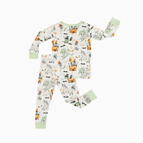 Halloween Unicorn Bamboo Long Sleeve Pajama Set