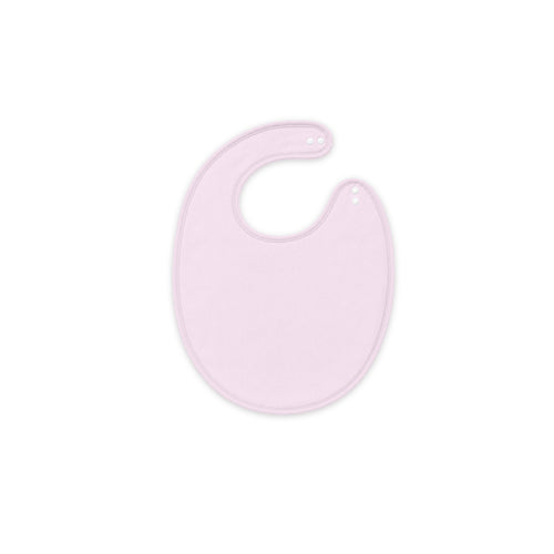 Soft Pink Solid Bamboo Baby Bib