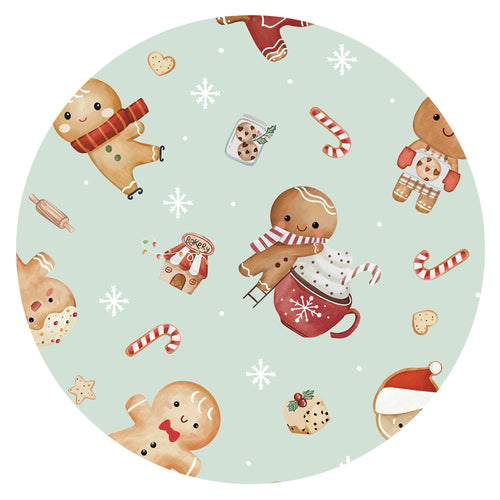 Bamboo Kids Two-Piece Set Christmas Gingerbread Sweet Bakery