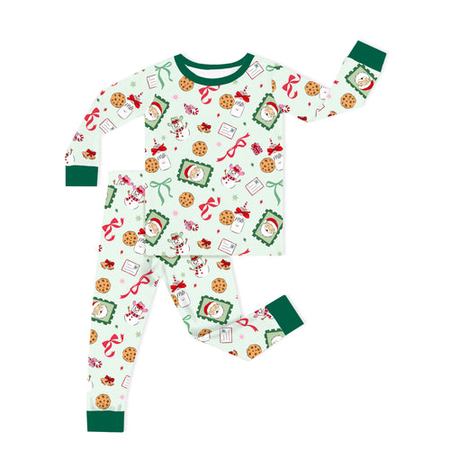 Bamboo Kids Two-Piece Set Christmas Santa’s Sweet Treats