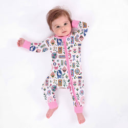 Bamboo Baby Zipper Romper Pajama Vintage Goose Gallery