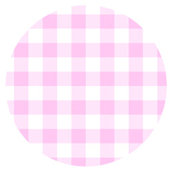 Pink Blush Check Sweet Dreams Bamboo Baby Bib