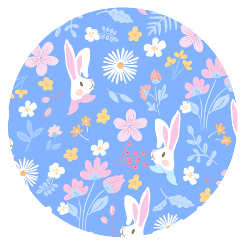 Garden Bunny Blossom Bamboo Blanket