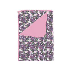 Wildflower Meadow Geese Bamboo Blanket
