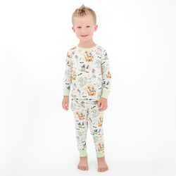 Halloween Unicorn Bamboo Long Sleeve Pajama Set