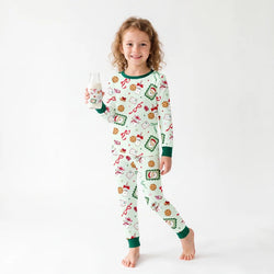 Bamboo Kids Two-Piece Set Christmas Santa’s Sweet Treats