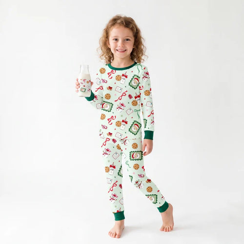 Bamboo Kids Two-Piece Set Christmas Santa’s Sweet Treats