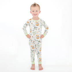 Halloween Unicorn Bamboo Long Sleeve Pajama Set